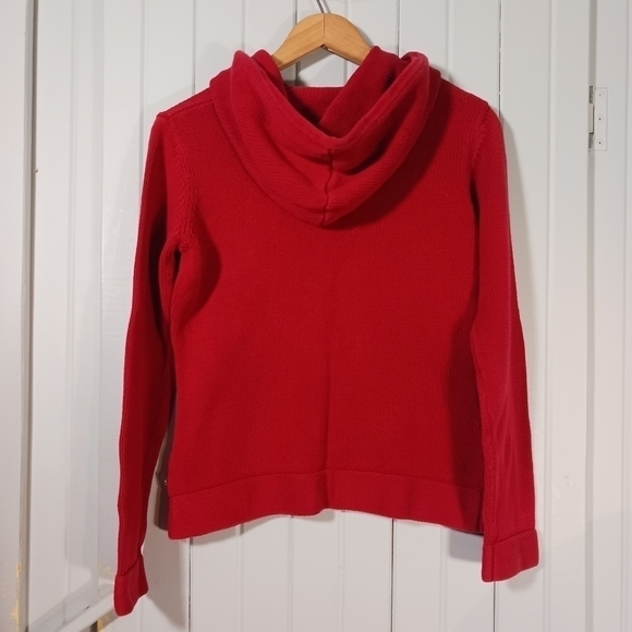 Roots cotton knit hooded sweater - Picture 2 of 4